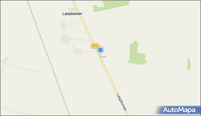 Leszkomin, Leszkomin, mapa Leszkomin