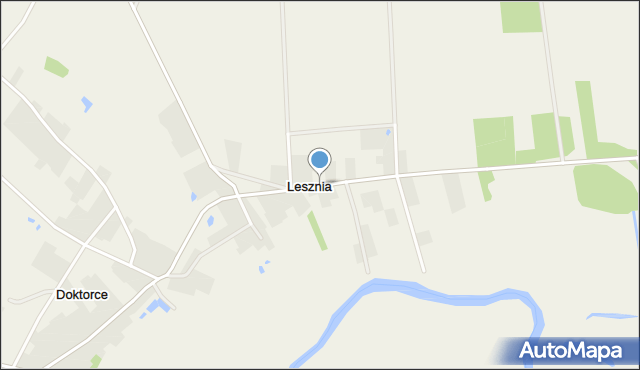 Lesznia, Lesznia, mapa Lesznia