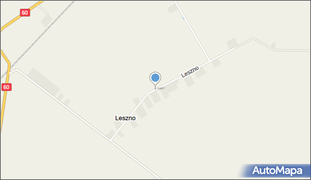 Leszno gmina Kutno, Leszno, mapa Leszno gmina Kutno