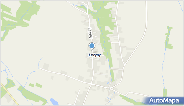 Łężyny, Łężyny, mapa Łężyny