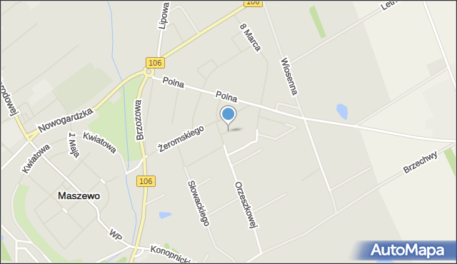 Maszewo powiat goleniowski, Leśmiana Bolesława, mapa Maszewo powiat goleniowski