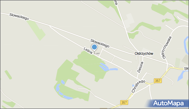 Nowogrodziec, Leśna, mapa Nowogrodziec