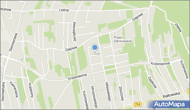Ostrowiec Świętokrzyski, Leśny Zakątek, mapa Ostrowiec Świętokrzyski