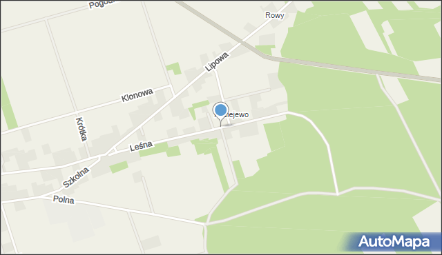 Podgórze gmina Łomża, Leśna, mapa Podgórze gmina Łomża