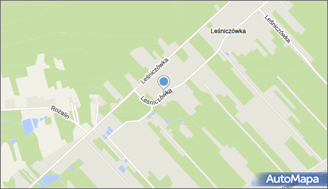 Poniatowa powiat opolski, Leśniczówka, mapa Poniatowa powiat opolski