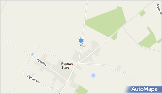 Popowo Stare, Leśna, mapa Popowo Stare