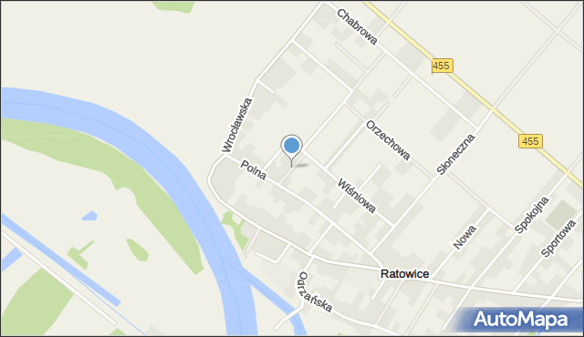 Ratowice gmina Czernica, Leszczynowa, mapa Ratowice gmina Czernica