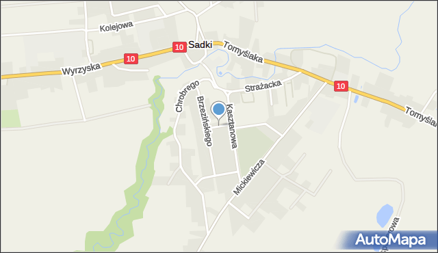 Sadki powiat nakielski, Lemieża, mapa Sadki powiat nakielski