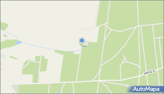 Sarbka gmina Czarnków, Leśnictwo Cisze, mapa Sarbka gmina Czarnków