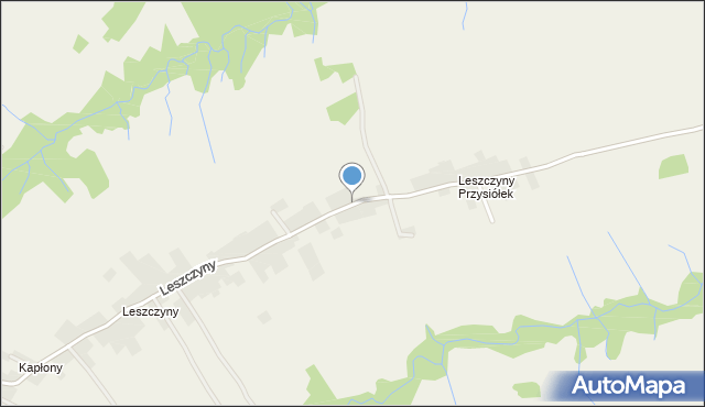 Sierockie, Leszczyny (Sierockie), mapa Sierockie