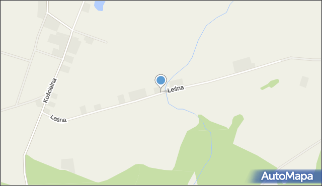 Śmielin, Leśna, mapa Śmielin