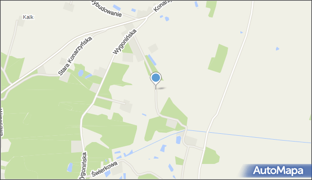 Stara Kiszewa, Letniskowa, mapa Stara Kiszewa