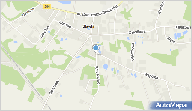 Stawki gmina Aleksandrów Kujawski, Leśna, mapa Stawki gmina Aleksandrów Kujawski