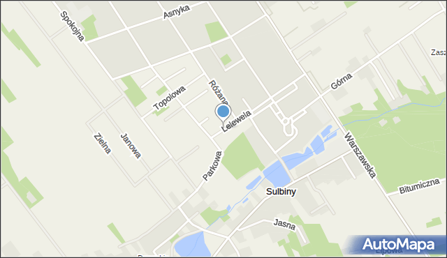 Sulbiny, Lelewela, mapa Sulbiny