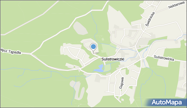 Sulistrowiczki, Letnia, mapa Sulistrowiczki