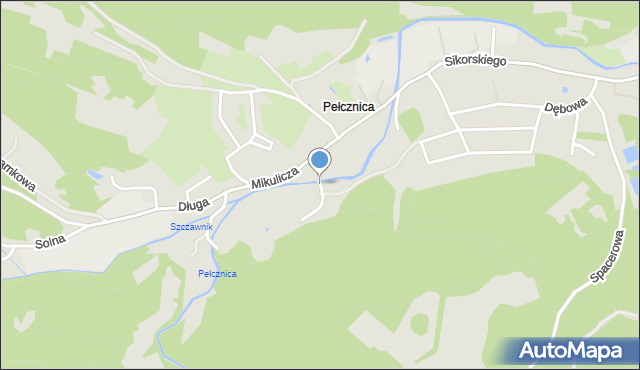 Świebodzice, Leśna, mapa Świebodzice