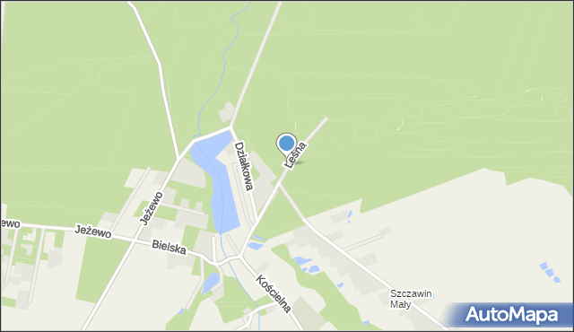 Szczawin gmina Zgierz, Leśna, mapa Szczawin gmina Zgierz