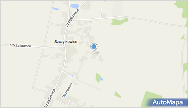 Szczytkowice, Leśna, mapa Szczytkowice