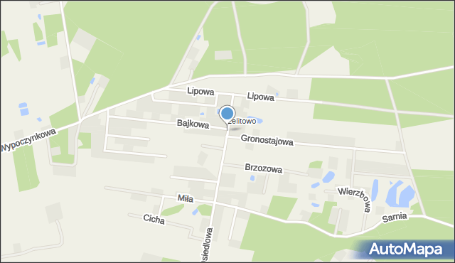 Szembekowo, Lelitowo, mapa Szembekowo