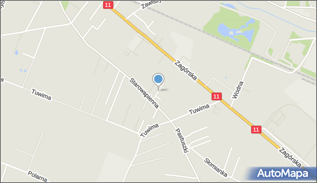 Tarnowskie Góry, Lema Stanisława, mapa Tarnowskie Góry