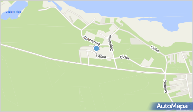 Turawa, Leśna, mapa Turawa