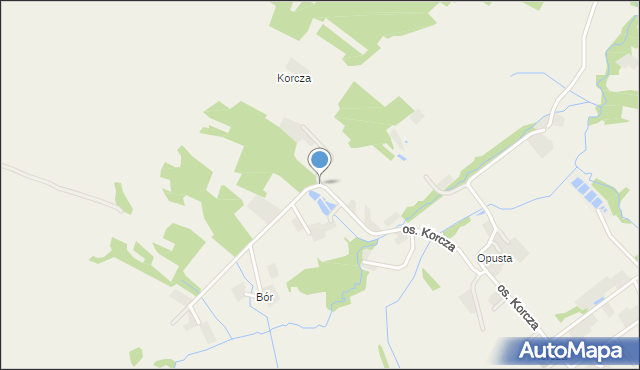 Wieprz powiat wadowicki, Leśna, mapa Wieprz powiat wadowicki