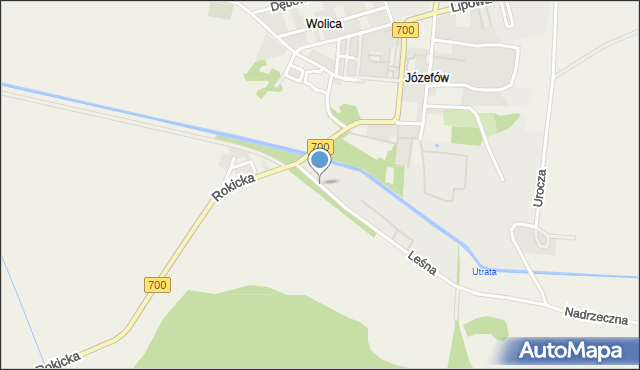 Wolica gmina Ożarów Mazowiecki, Leśna, mapa Wolica gmina Ożarów Mazowiecki