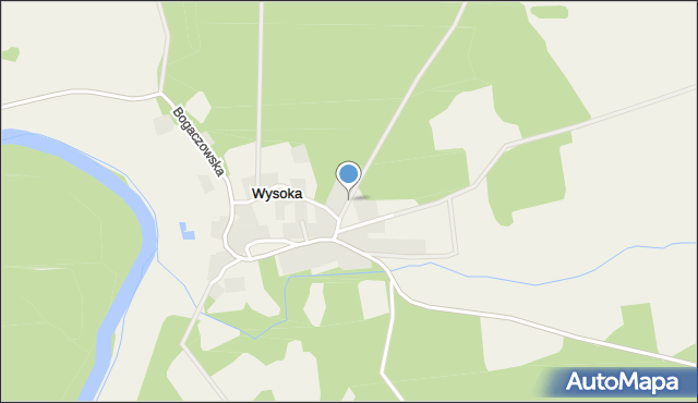 Wysoka gmina Nowogród Bobrzański, Leśna, mapa Wysoka gmina Nowogród Bobrzański