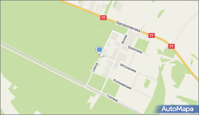 Zbydniów gmina Zaleszany, Leśna, mapa Zbydniów gmina Zaleszany