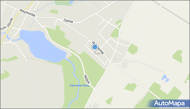 Zgorzelec, Leśna, mapa Zgorzelec