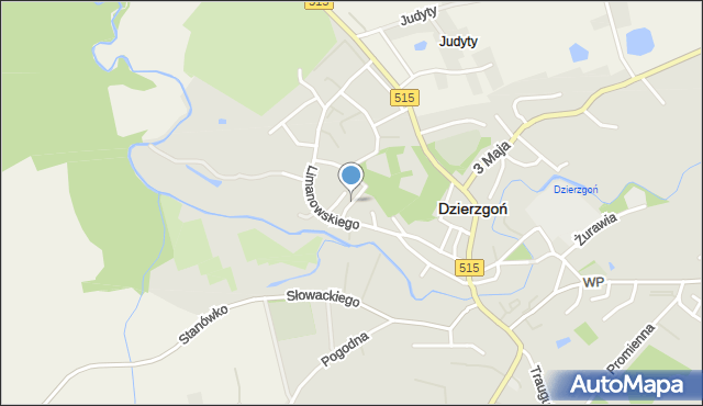 Dzierzgoń, Linki, mapa Dzierzgoń