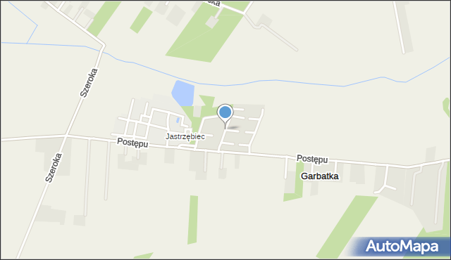 Garbatka gmina Lesznowola, Lipowa, mapa Garbatka gmina Lesznowola