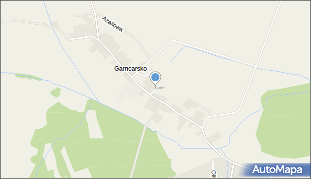 Garncarsko gmina Sobótka, Lipowa, mapa Garncarsko gmina Sobótka