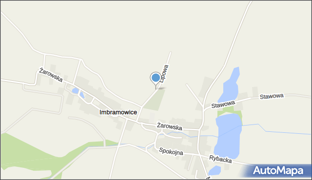 Imbramowice gmina Żarów, Lipowa, mapa Imbramowice gmina Żarów