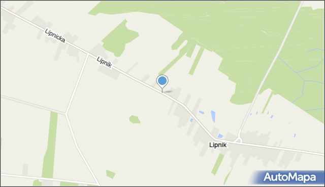 Janinów gmina Mirosławiec, Lipnik, mapa Janinów gmina Mirosławiec