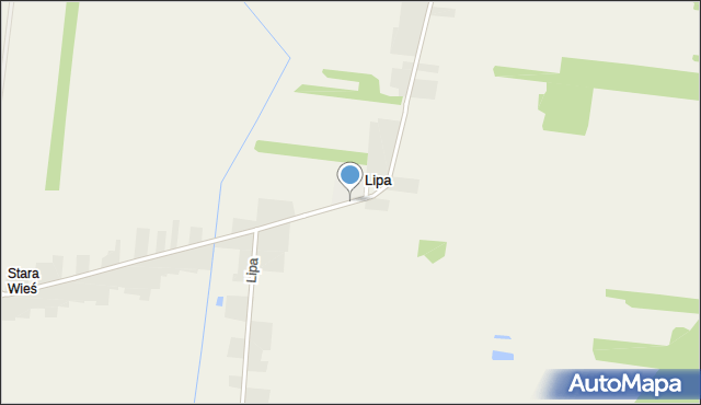 Jednorożec, Lipa, mapa Jednorożec