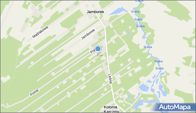 Kolonia Karczmy, Lipowa, mapa Kolonia Karczmy