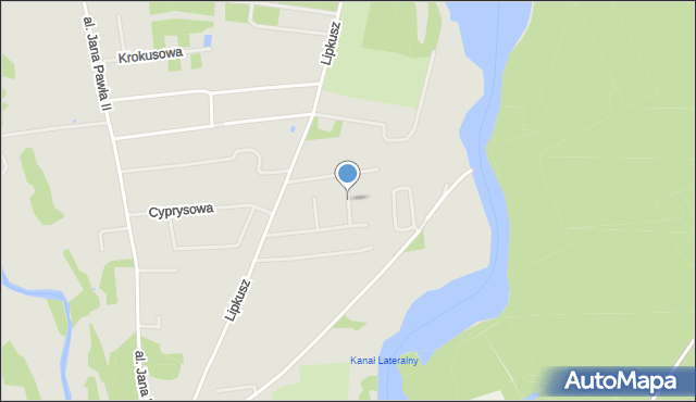 Koronowo powiat bydgoski, Lisia, mapa Koronowo powiat bydgoski