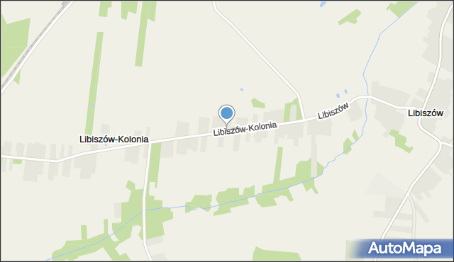 Libiszów-Kolonia, Libiszów-Kolonia, mapa Libiszów-Kolonia