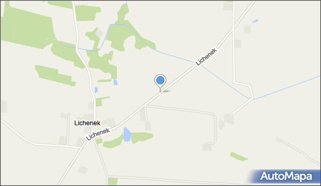 Lichenek, Lichenek, mapa Lichenek