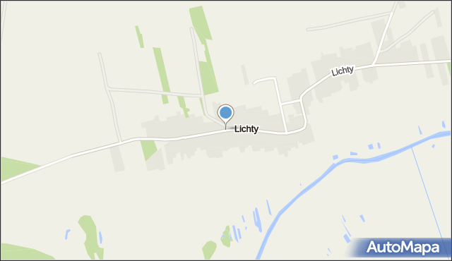 Lichty, Lichty, mapa Lichty