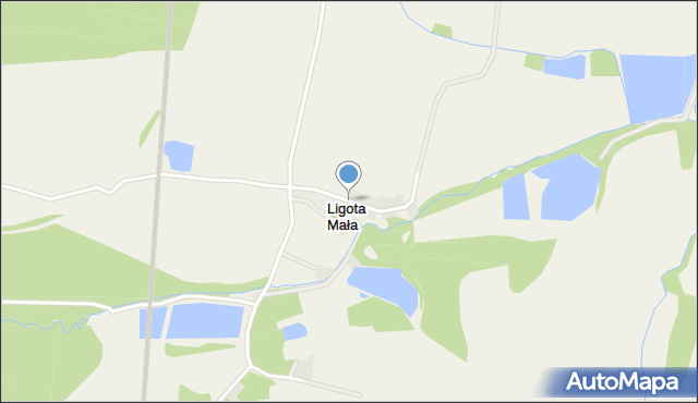 Ligota Mała gmina Niemcza, Ligota Mała, mapa Ligota Mała gmina Niemcza