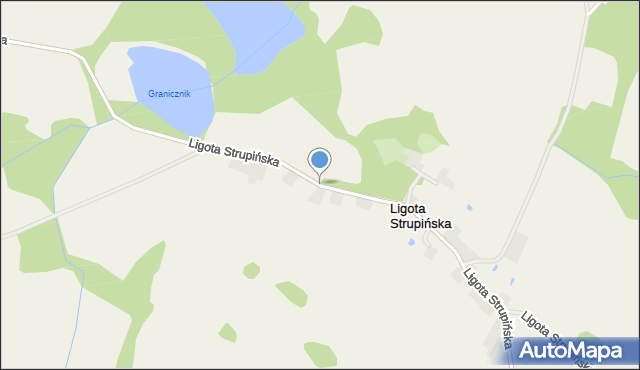 Ligota Strupińska, Ligota Strupińska, mapa Ligota Strupińska