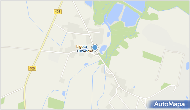 Ligota Tułowicka, Ligota Tułowicka, mapa Ligota Tułowicka