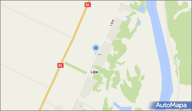 Lipa gmina Pułtusk, Lipa, mapa Lipa gmina Pułtusk
