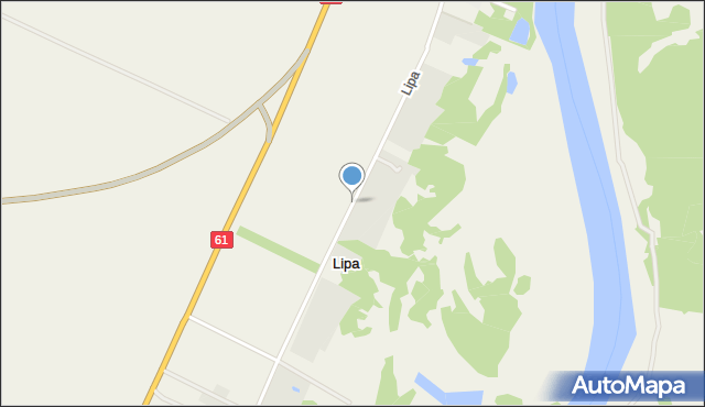 Lipa gmina Pułtusk, Lipa, mapa Lipa gmina Pułtusk