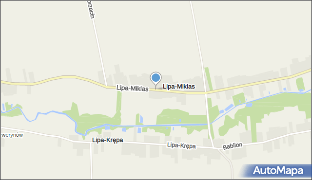 Lipa-Miklas, Lipa-Miklas, mapa Lipa-Miklas