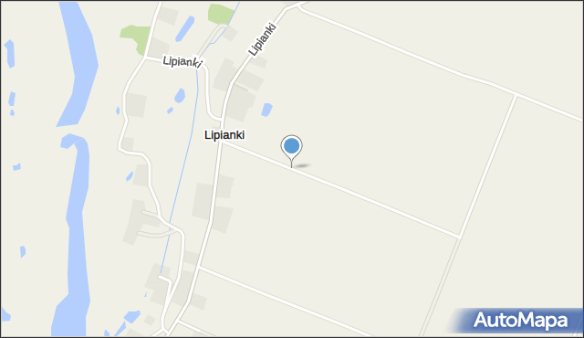 Lipianki gmina Kwidzyn, Lipianki, mapa Lipianki gmina Kwidzyn