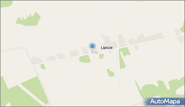 Lipicze gmina Klonowa, Lipicze, mapa Lipicze gmina Klonowa