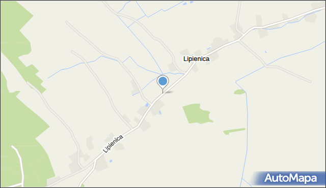 Lipienica gmina Kamienna Góra, Lipienica, mapa Lipienica gmina Kamienna Góra